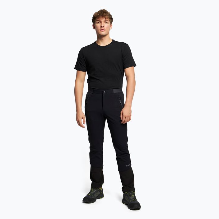 Pantaloni de schi pentru bărbați CMP negru 31T2397/U901 2