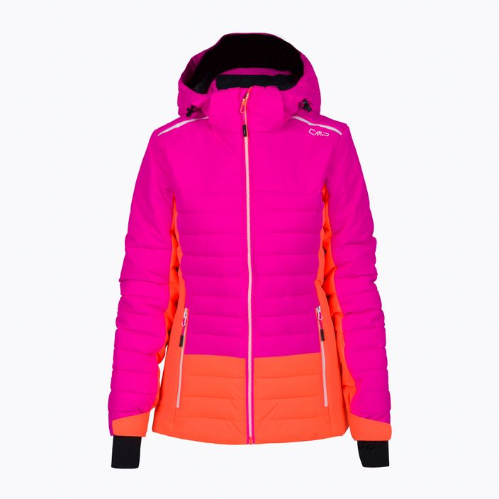 Geacă de schi pentru femei CMP roz-portocalie 31W0226/H924 11