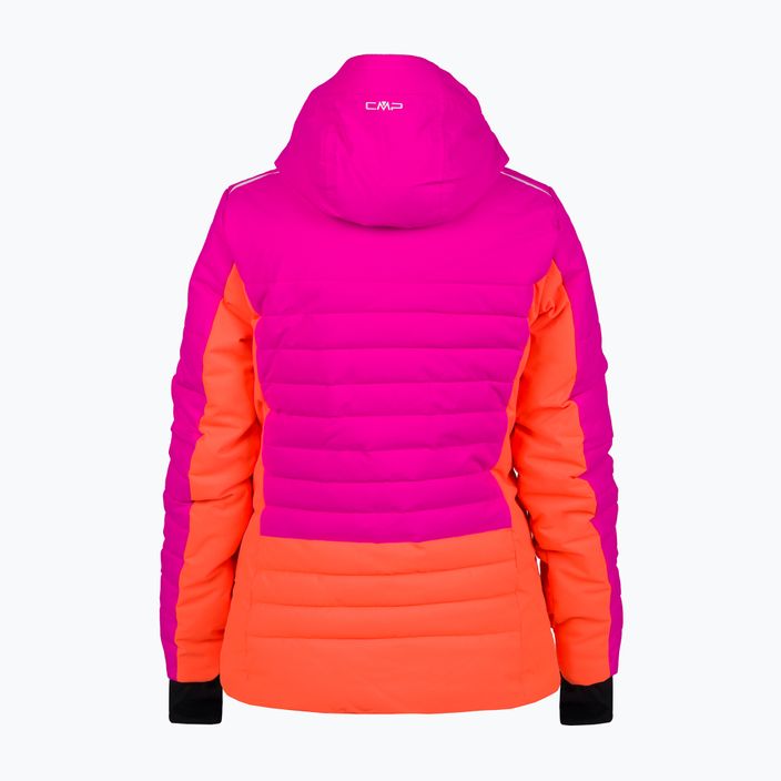 Geacă de schi pentru femei CMP roz-portocalie 31W0226/H924 12