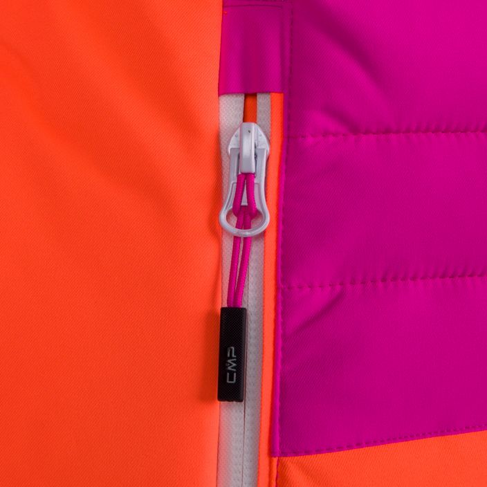 Geacă de schi pentru femei CMP roz-portocalie 31W0226/H924 13