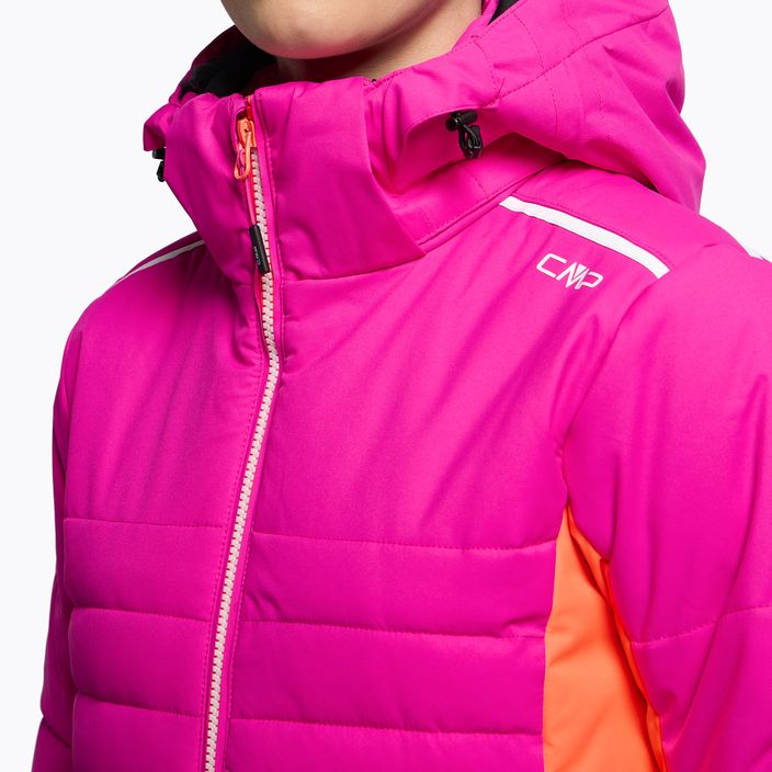 Geacă de schi pentru femei CMP roz-portocalie 31W0226/H924 6