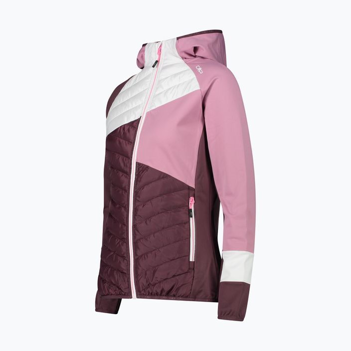 Jachetă hibrid pentru femei CMP roz 33E6106/C904 3