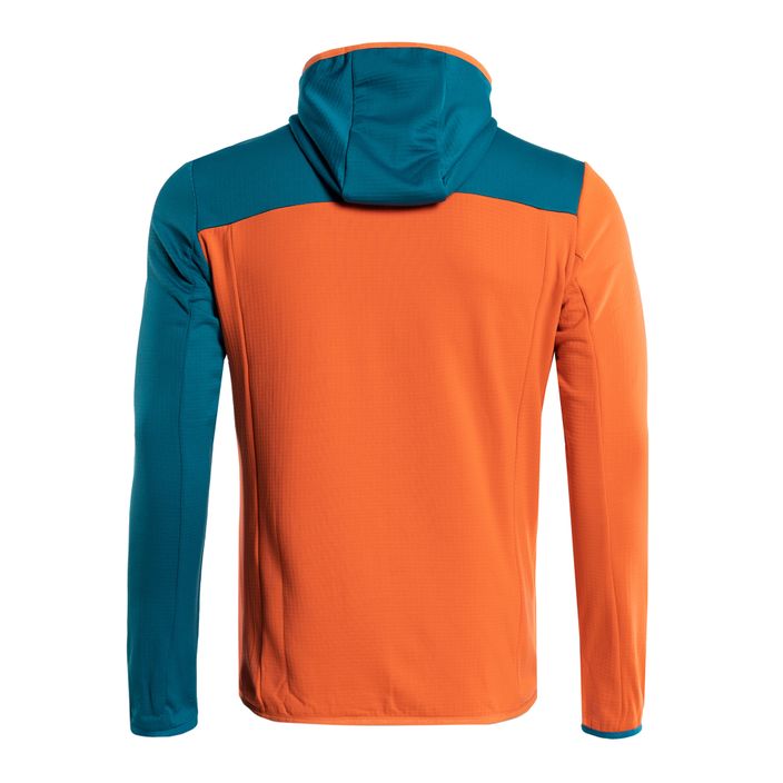 Tricou de trekking pentru bărbați CMP portocaliu și albastru 33G6597/C550 2