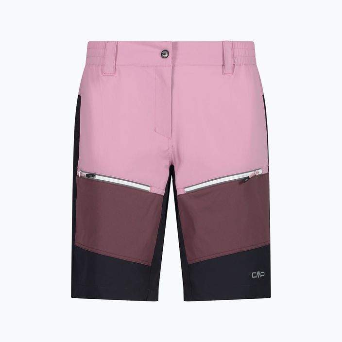 Pantaloni scurți de trekking pentru femei CMP Bermuda roz 33T6976/C602