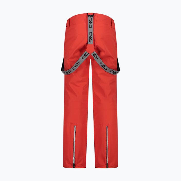 Pantaloni de schi pentru bărbați CMP roșu 3W04467/C589 2