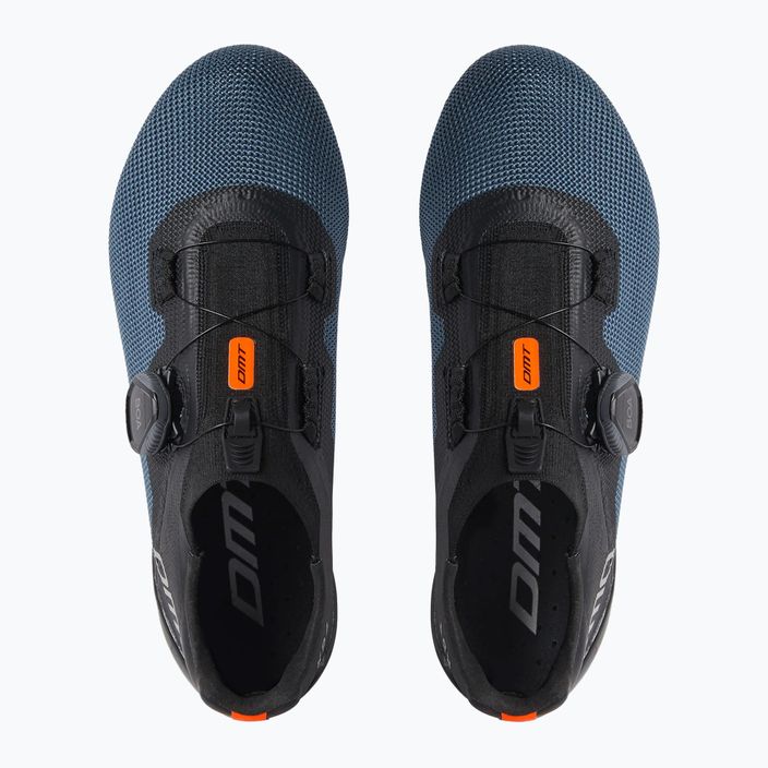 Pantofi de șosea pentru bărbați DMT KR4 negru/albastru benzină 11