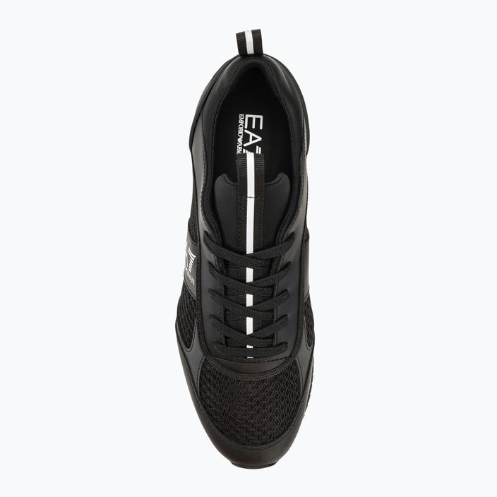 EA7 Emporio Armani Black & White Laces pantofi alb/negru 5