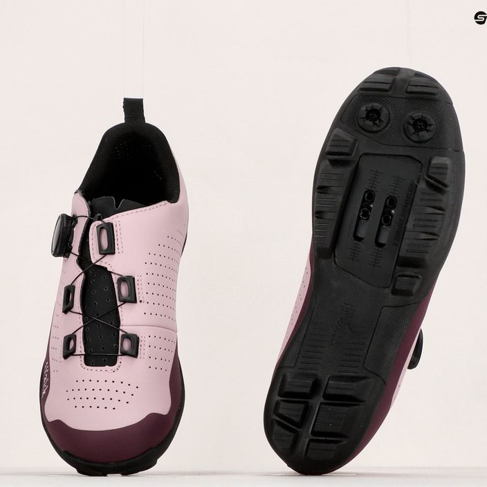 Pantofi de ciclism MTB pentru femei Fizik Terra Atlas roz TEX5BPR1K3710 17
