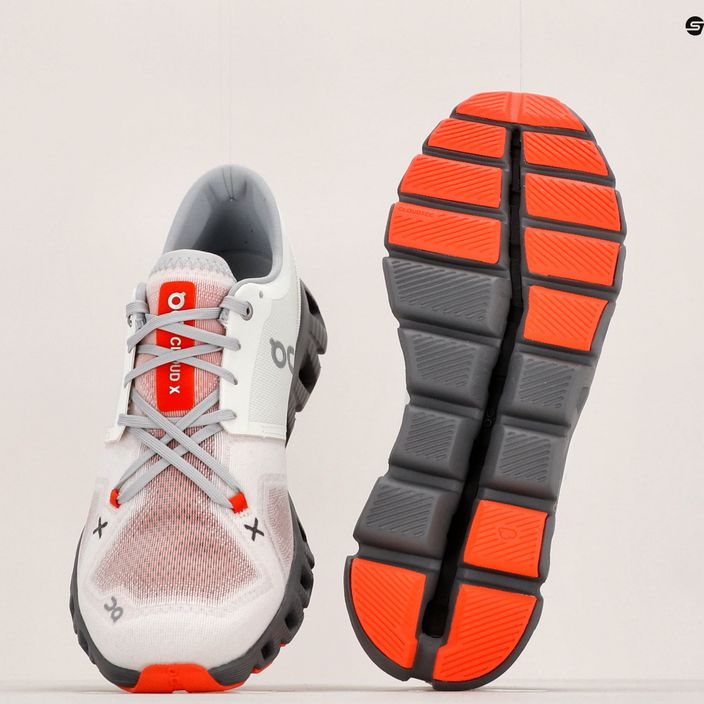 Pantofi de alergare pentru bărbați On Cloud X 3 alb 6098254 13
