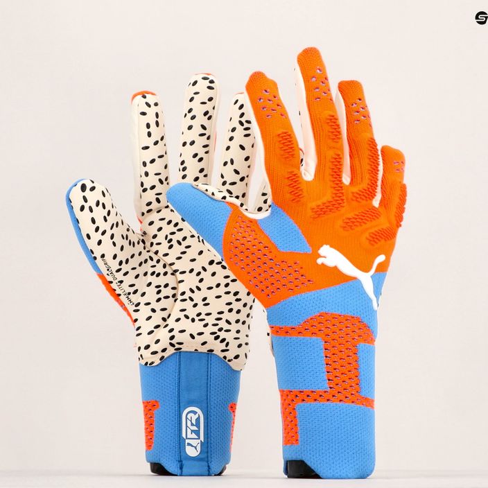 Mănuși de portar PUMA Future Ultimate Nc portocalii și albastre 041841 01 6