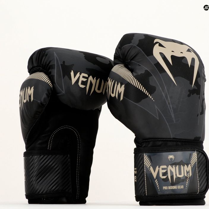 Venum Impact mănuși de box negru-gri VENUM-03284-497 12