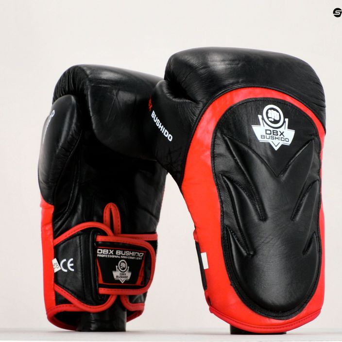 Mănuși de box cu sistem Wrist Protect Bushido, negru, Bb4-12oz 6