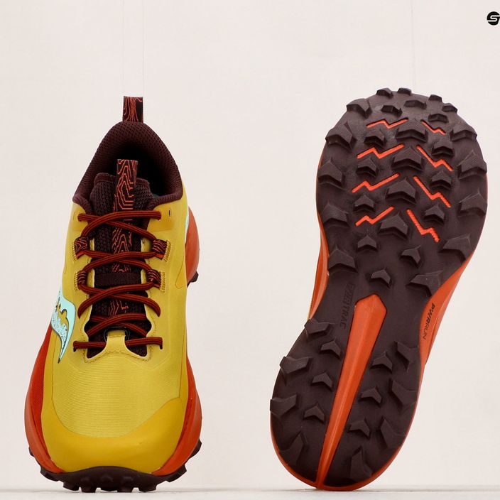 Pantofi de alergare pentru femei Saucony Peregrine 13 galben-portocaliu S10838-35 18