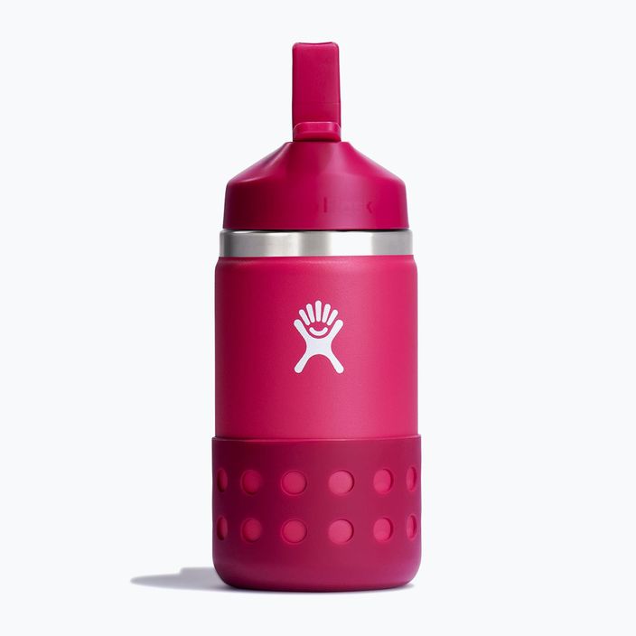 Hydro Flask Wide Mouth Straw Straw Lid And Boot 355 ml sticlă termică roz W12BSWBB623