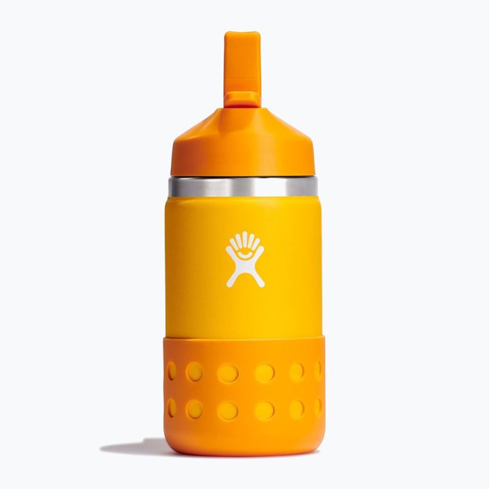 Hydro Flask Wide Mouth Straw Lid And Boot 355 ml sticlă termică portocalie W12BSWBB721