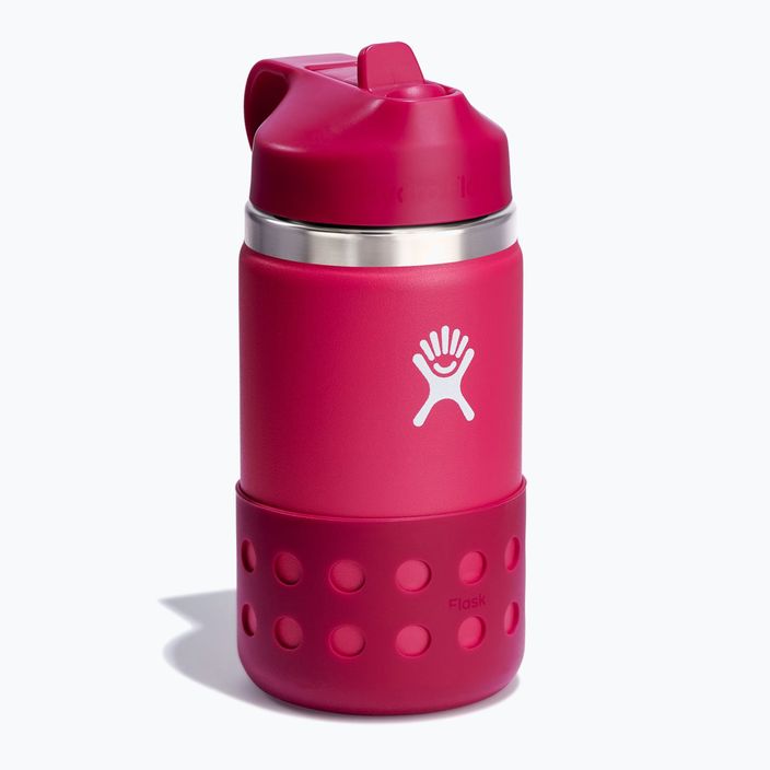 Sticlă termică  Hydro Flask Wide Mouth Straw Lid And Boot 2024 355 ml peony 2
