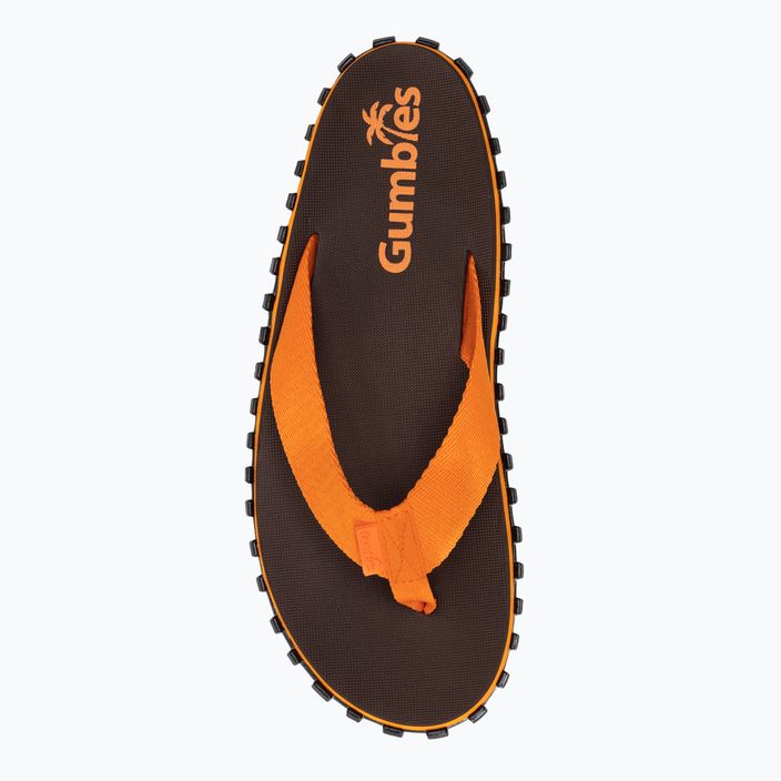 Papuci  Gumbies Duckbill brown / orange 5