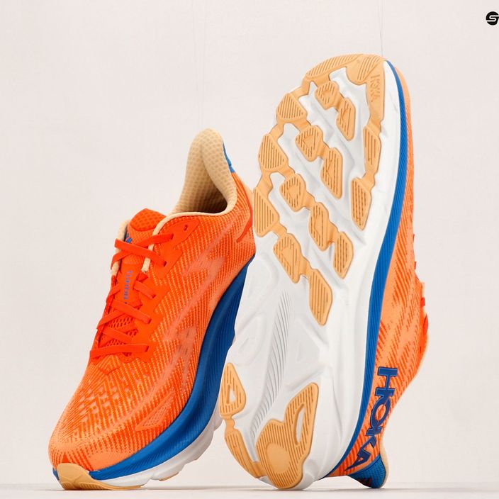Pantofi de alergare pentru bărbați HOKA Clifton 9 portocaliu 1127895-VOIM 12