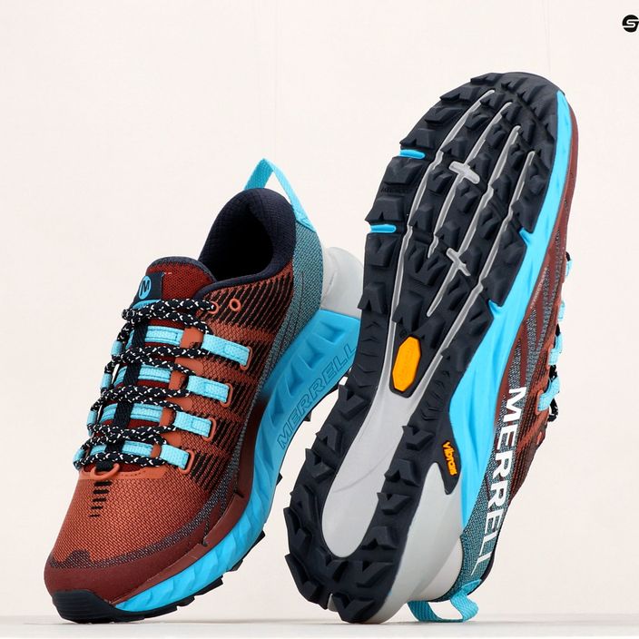 Merrell Agility Peak 4 pantofi de alergare pentru femei burgundy-blue J067546 19