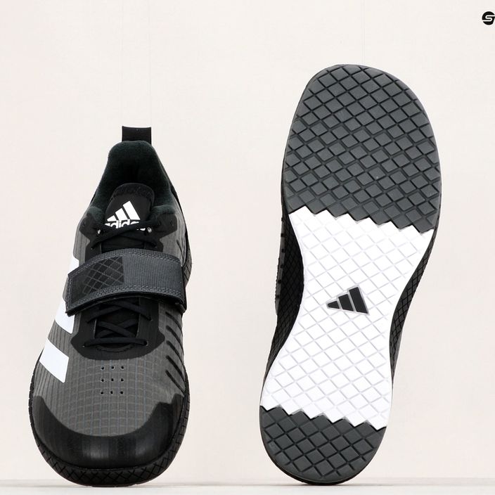 adidas The Total gri și negru pantofi de formare GW6354 23