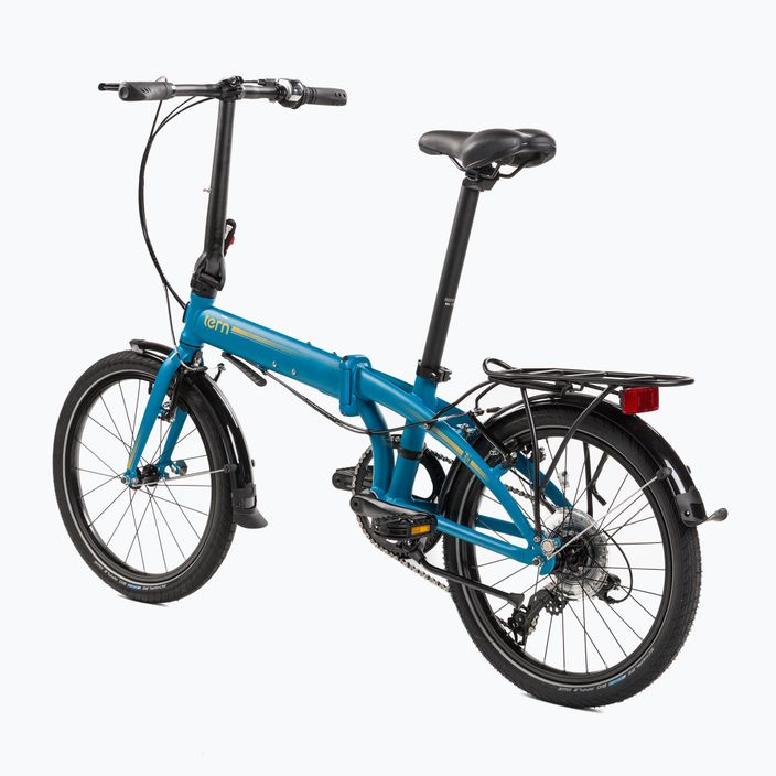 Bicicleta de oraș pliabilă Tern albastru LINK C8 3