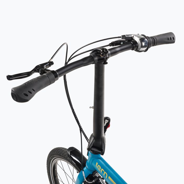Bicicleta de oraș pliabilă Tern albastru LINK C8 4