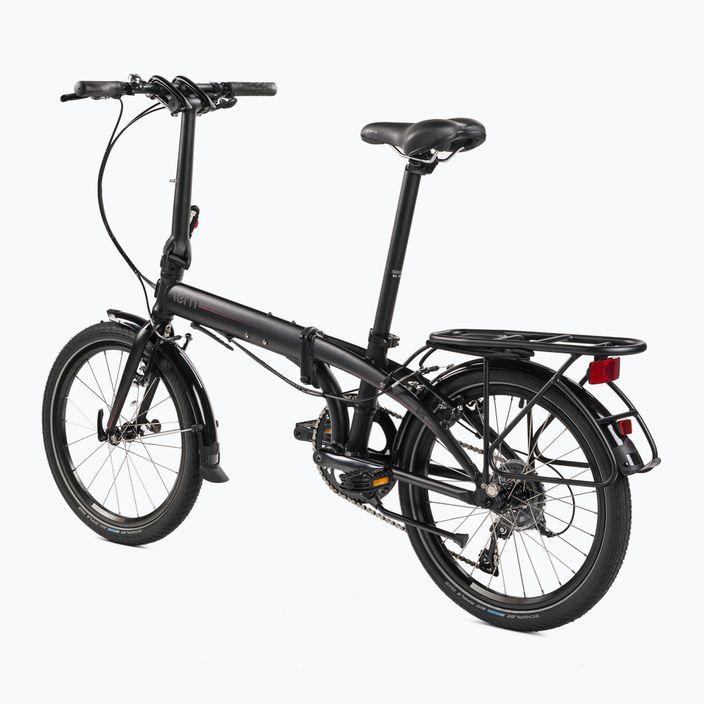 Tern pliabila bicicleta de oraș negru LINK D8 3