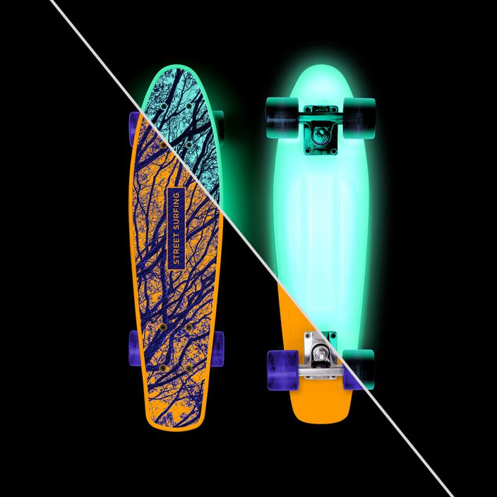 Street Surfing Plaja bord Glow longboard portocaliu 8