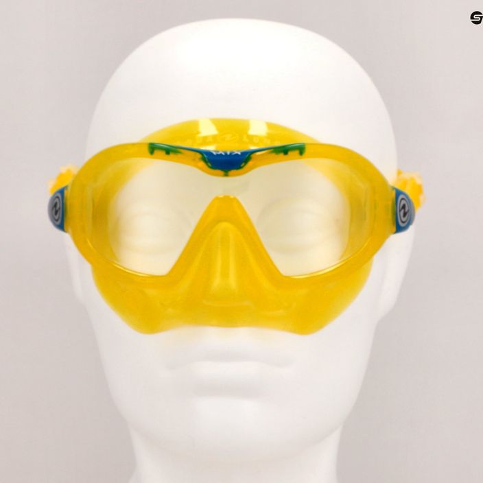 Mască de scufundări pentru copii Aqualung Mix galben/petrol MS5560798S 7