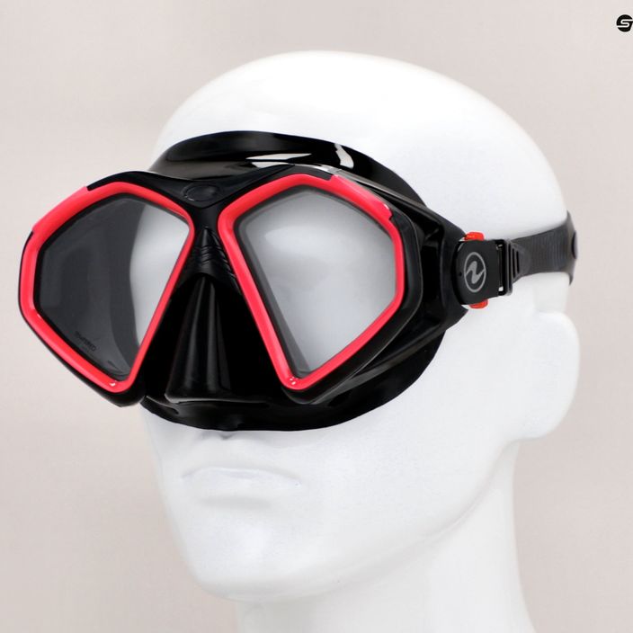 Aqualung Hawkeye mască de scufundări negru/roz MS5570102 8