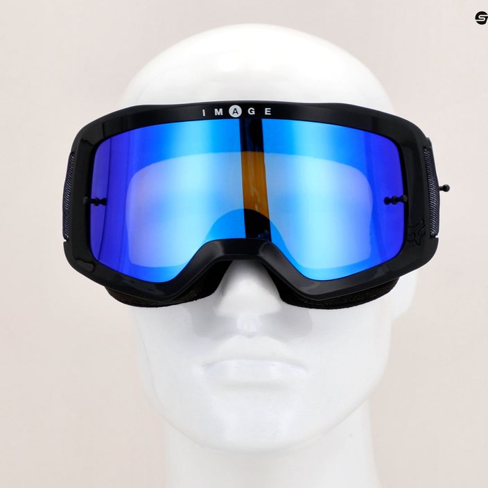 Ochelari de ciclism + sticlă Fox Racing Main Kozmik negru / albastru / fum 30426_013_OS 12