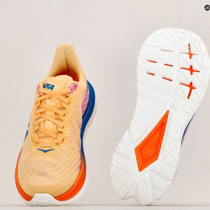 Pantofi de alergare pentru femei HOKA Mach 5 portocaliu-violet 1127894-ICYC 17
