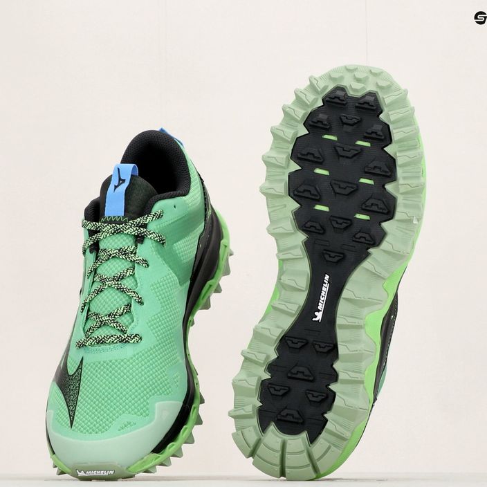 Pantofi de alergare pentru bărbați Mizuno Wave Mujin 9 verde J1GJJ227052 12