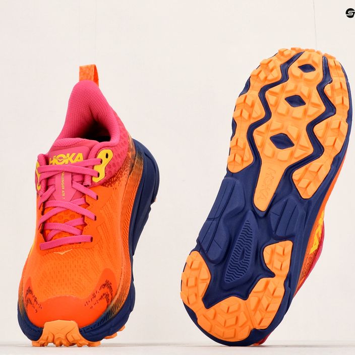Pantofi de alergare pentru femei HOKA Challenger ATR 7 GTX portocaliu-roz 1134502-VOPY 14