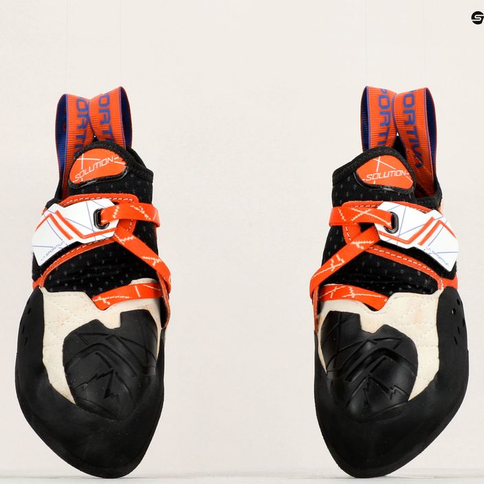 Pantof de alpinism pentru bărbați La Sportiva Solution alb-portocaliu 20H000203 18
