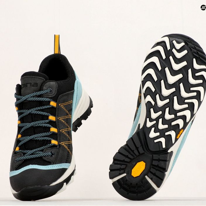 Pantofi de trekking pentru femei Alpina Glacia opal blue/black 17