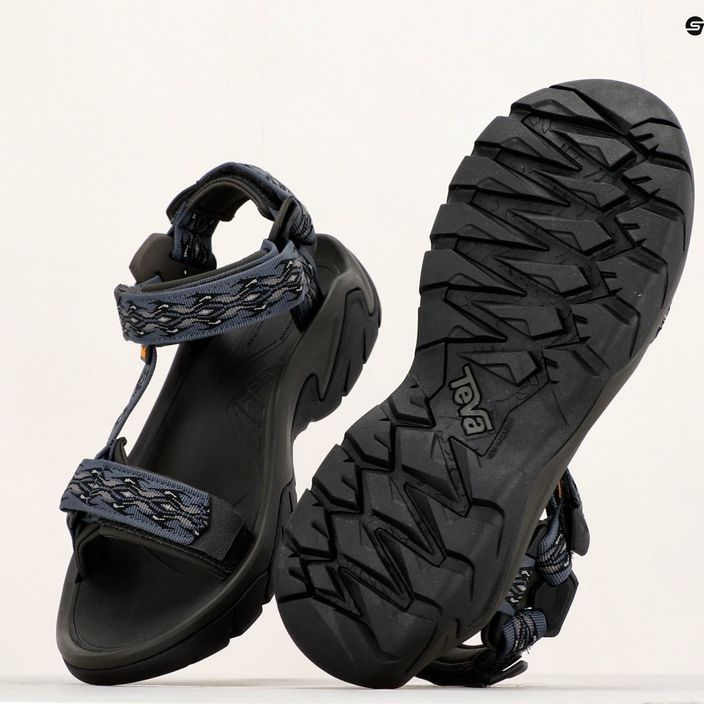 Sandale turistice pentru bărbați Teva Terra Fi 5 Universal negru-bleumarin 1102456 17