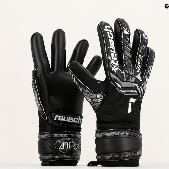 Mănuși de portar pentru copii Reusch Attrakt Infinity Junior negru 5372725-7700 9