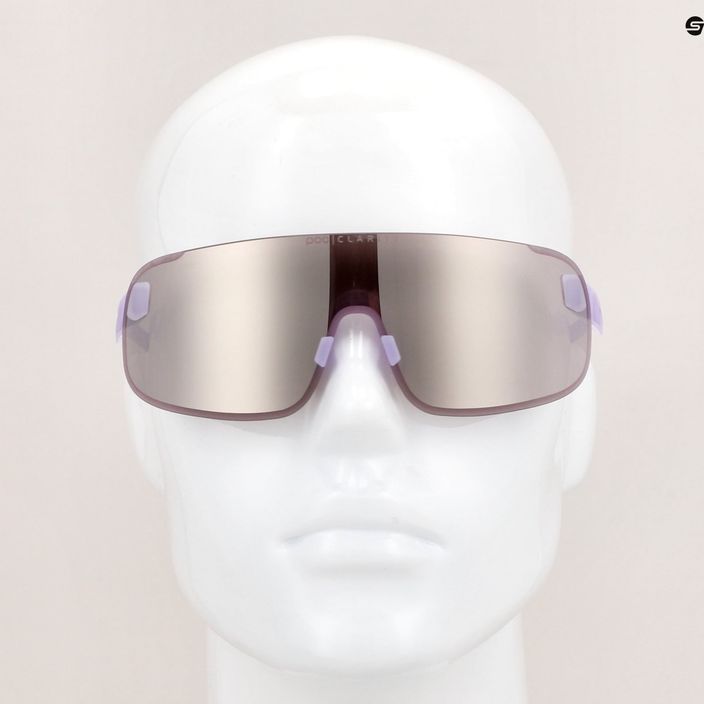 Ochelari de protecție pentru bicicletă POC Elicit purple quartz translucent/clarity road silver 11