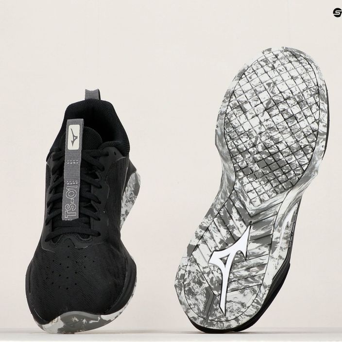 Mizuno TS-01 negru/alb/Quiet Shade pantofi de alergare 31GC220101 14