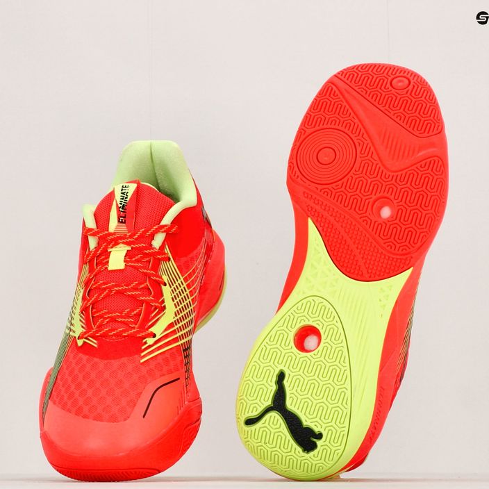 Pantofi de handbal pentru bărbați PUMA Eliminate Power Nitro II roșu 106879 04 17