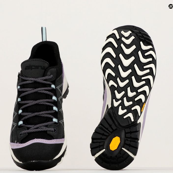 Pantofi de trekking pentru femei Alpina Glacia lavander/black 16