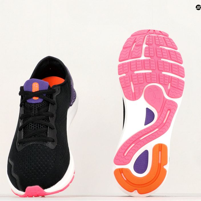 Pantofi de alergare pentru femei Under Armour W Hovr Sonic 6 negru / galaxy violet / roz șoc 3026128 16