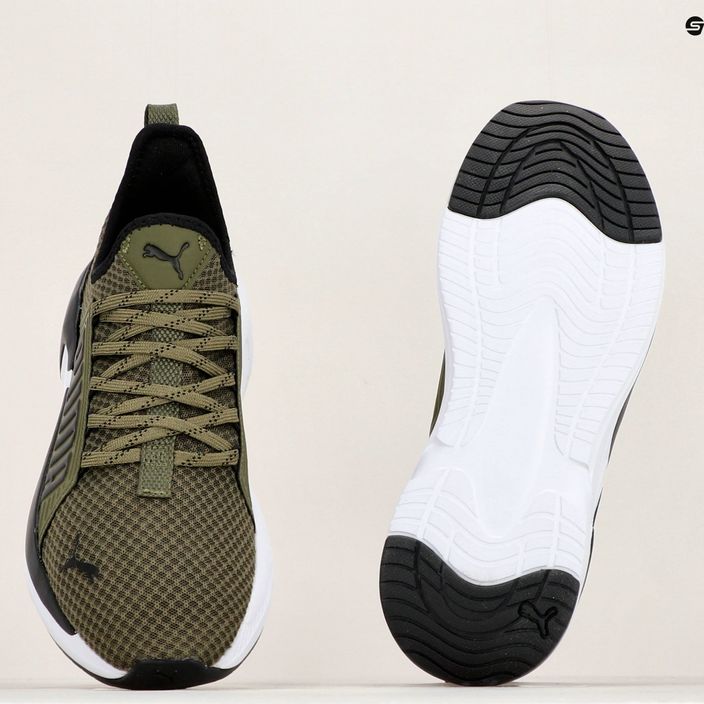 Pantofi de antrenament pentru bărbați PUMA Softride Premier Slip On Tiger Camo verde 378028 03 14