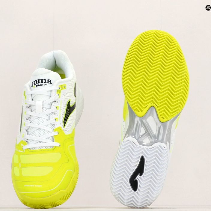 Joma T.Set pantofi de tenis pentru bărbați alb și galben TSETW2209P 17