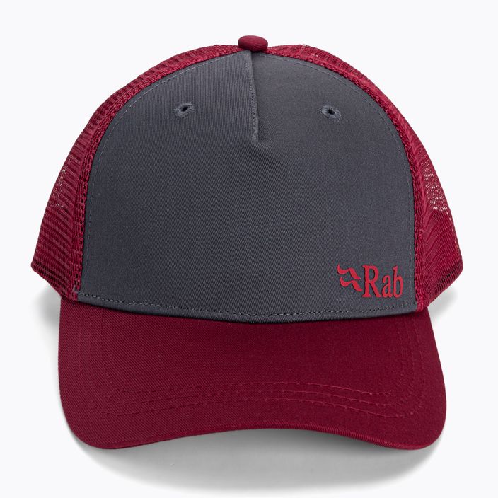 Rab Trucker Logo șapcă de baseball roșu-gri QAB-06 4