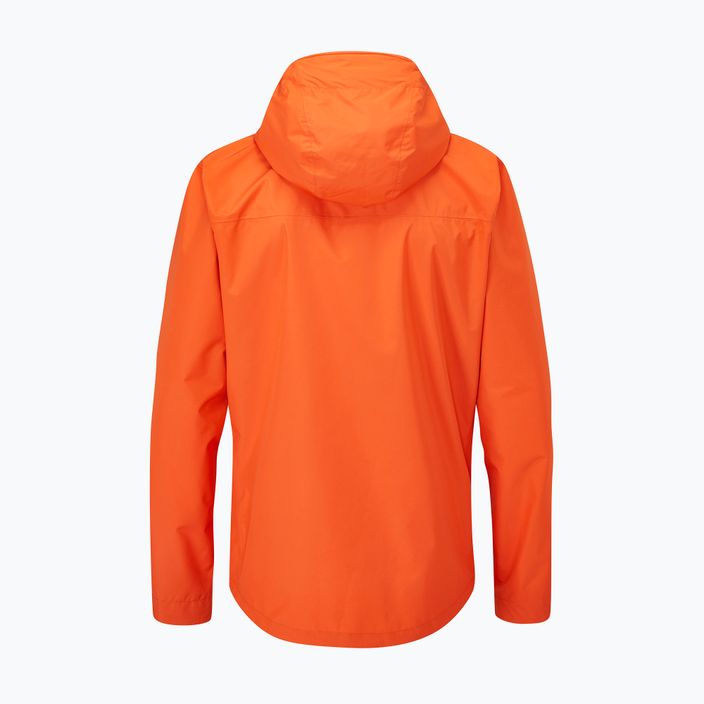 Rab Downpour Eco jachetă de ploaie portocalie pentru bărbați QWG-82 4