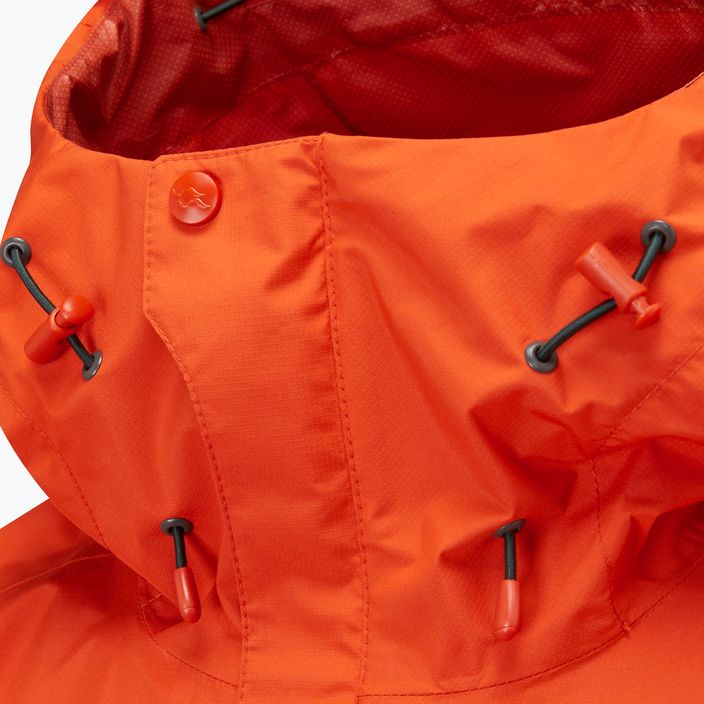 Rab Downpour Eco jachetă de ploaie portocalie pentru bărbați QWG-82 6
