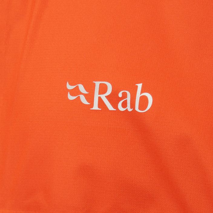 Rab Downpour Eco jachetă de ploaie portocalie pentru bărbați QWG-82 8