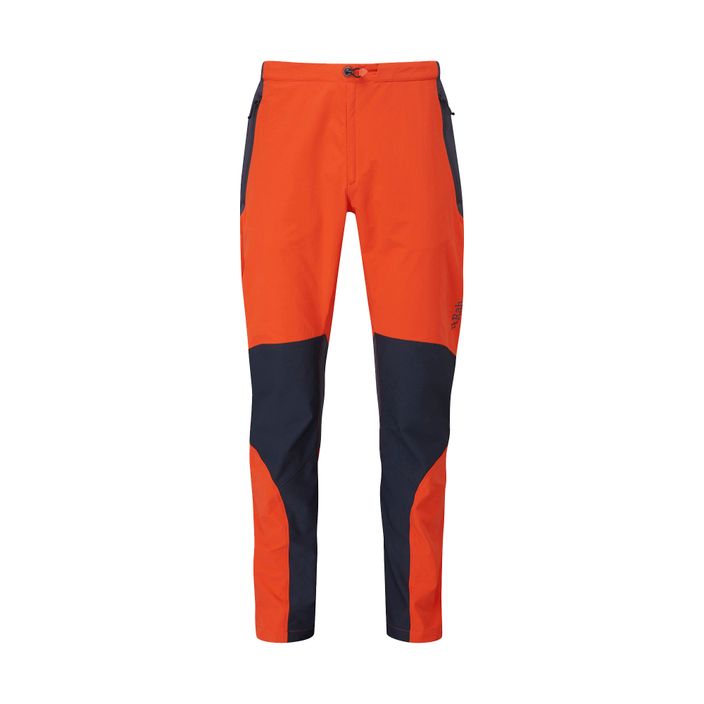 Pantaloni de trekking pentru bărbați Rab Torque portocaliu/negru QFU-69 3